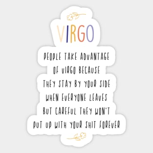 Virgo Sticker